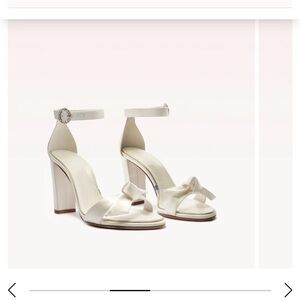 Alexandre Birman Bridal Block 90 Satin Bianco